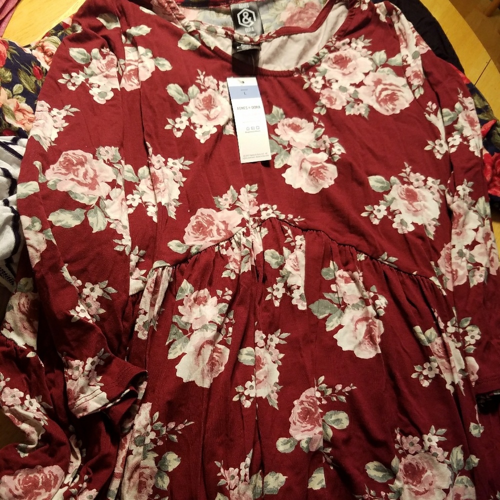 Bnwt large oakley dress unicorn print agnes dora